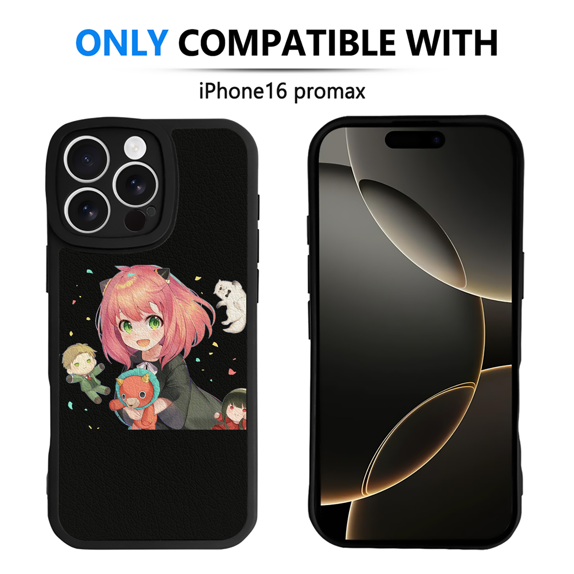 （画像用） SPY×FAMILY间谍家家酒 【iPhone 16シリーズ対応】シリコンスマホケース（レザー調） 材質：シリコン